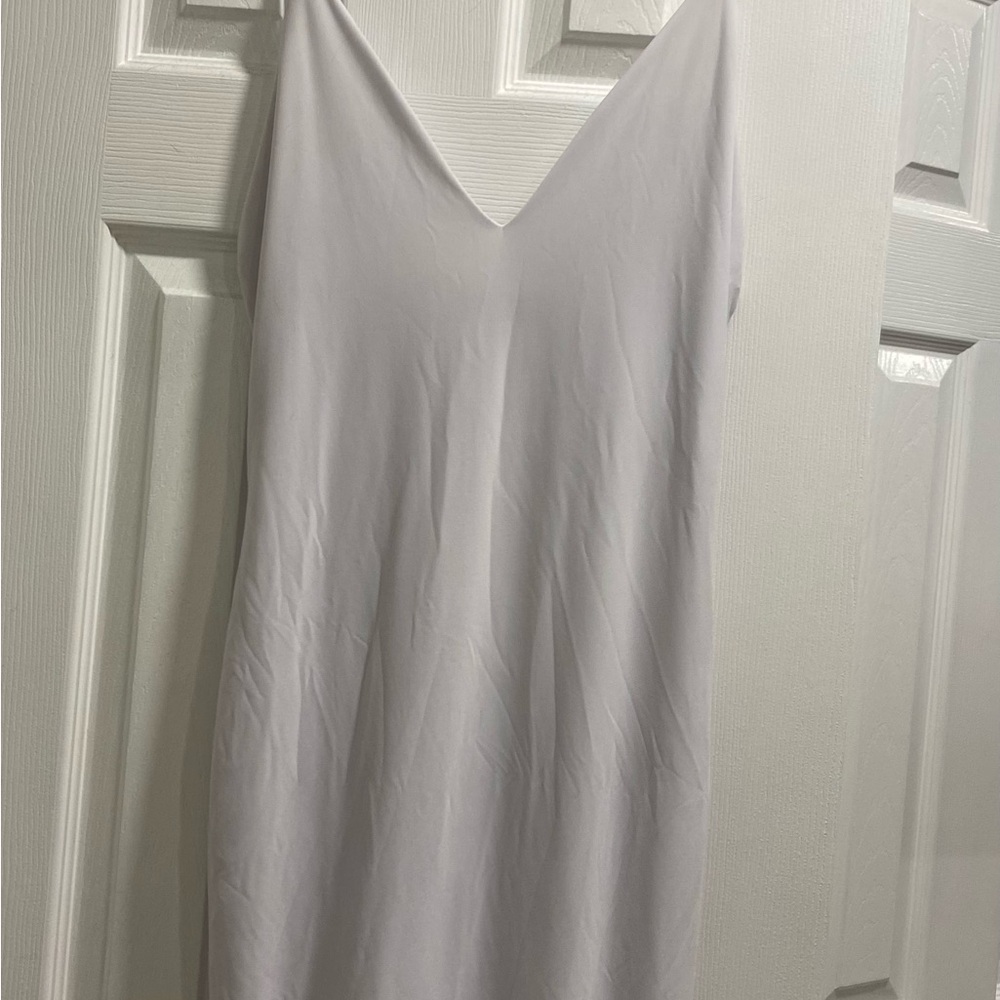 Elegant White Slip Dress
